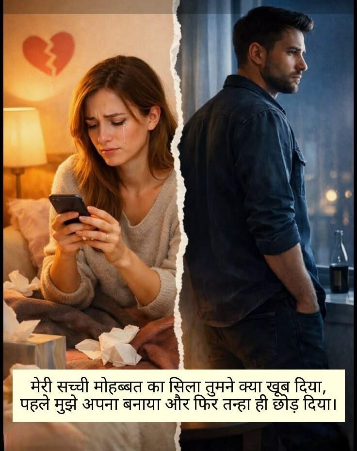 Sad Breakup Shayari in Hindi