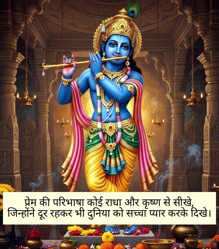 Krishna Shayari Love