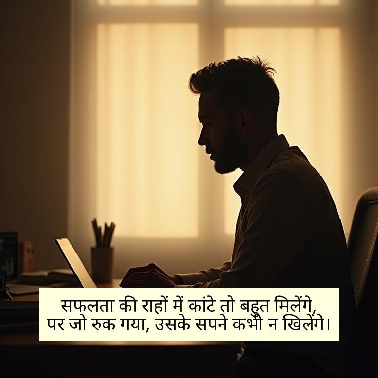Success Motivational Shayari in Hindi