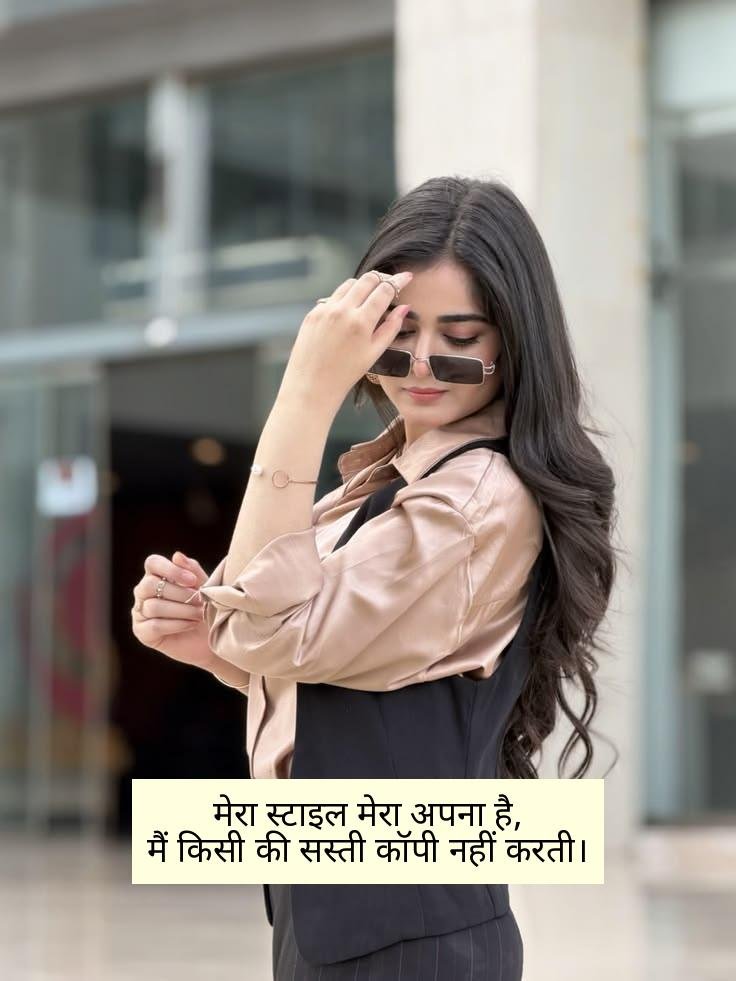 Swag Attitude Shayari For Girls