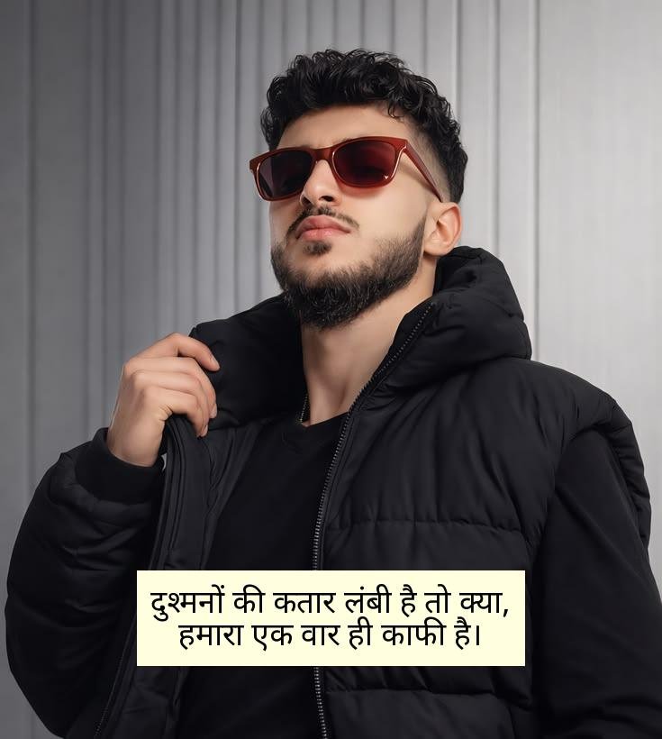 Attitude Shayari 😎 😎 😎 Boy in Hindi