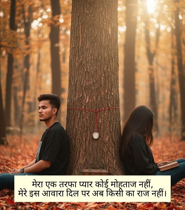 One Sided Love Shayari 2 Line