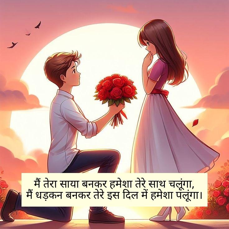 2 Line Propose Shayari in Hindi